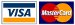 We Accept Visa and Mastercard